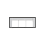 Picture of 3 Seat Sofa 90x41 Configurations - The Dalton swatch