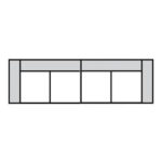 Picture of 4 Seat Sofa 114x41 Configurations - The Dalton swatch