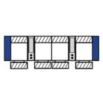 BUDAPEST Reclining 4 Cushion Sofa with 2 Small Console Arms Configurations - Riverside Home Theater Picture of Reclining 4 Cushion Sofa with 2 Small Console Arms Configurations - Riverside Home Theater swatch