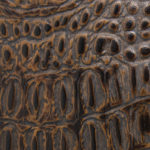JAYNE WING CHAIR Later Gator Sable Hand Tooled-Classic Picture of Later Gator Sable Hand Tooled-Classic swatch