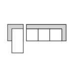 Picture of Right Arm Sofa, Right Arm Chaise 125x69x35 Delano Configurations swatch
