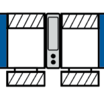 Picture of Reclining 2 Seat Loveseat w/ SMALL Console Arm Confirgurations-Home Theater Templetes swatch