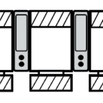 Picture of Reclining Sofa w/ 2 SMALL WEDGE Console Arms Confirgurations-Home Theater Templetes swatch