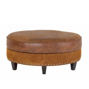 PALERMO SMALL OVAL OTTOMAN