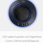 MARIANNE LED Lighted Cupholder with Single Motor Control, USB Port and LED Baserail Cup Holders-Jaymar Picture of LED Lighted Cupholder with Single Motor Control, USB Port and LED Baserail Cup Holders-Jaymar swatch
