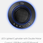 MARIANNE LED Lighted Cupholder with Double Motor Control, USB Port and LED Baserail Cup Holders-Jaymar Picture of LED Lighted Cupholder with Double Motor Control, USB Port and LED Baserail Cup Holders-Jaymar swatch