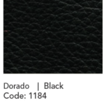 Yorbita Collection Dorado-Black Leather Grade B- Moroni Picture of Dorado-Black Leather Grade B- Moroni swatch