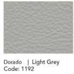 Yorbita Collection Dorado-Light Grey Leather Grade B- Moroni Picture of Dorado-Light Grey Leather Grade B- Moroni swatch