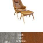 Dark Grey & Walnut