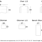 Overall: W 100" H 40" D 44" Inside: W 90" Seat: H 17" D 22" Arm: W 5" H 24" Download Spec Sheet