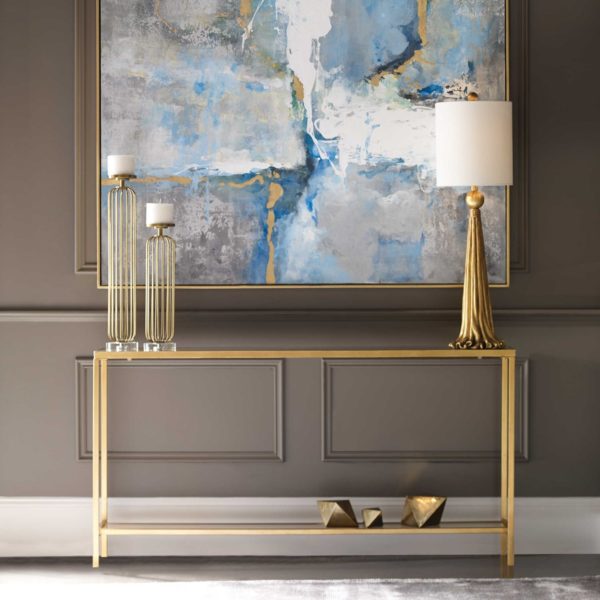 HAYLEY CONSOLE TABLE, GOLD