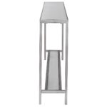 HAYLEY CONSOLE TABLE, SILVER