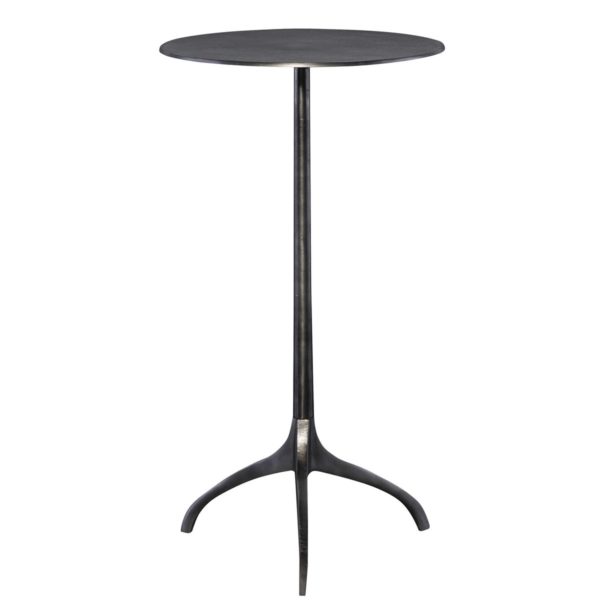 BEACON ACCENT TABLE, NICKEL