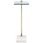 BUTLER ACCENT TABLE, WHITE