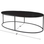 COREENE OVAL COFFEE TABLE