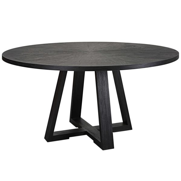 GIDRAN DINING TABLE, BLACK