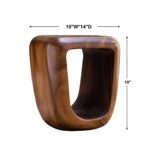 LOOPHOLE ACCENT STOOL