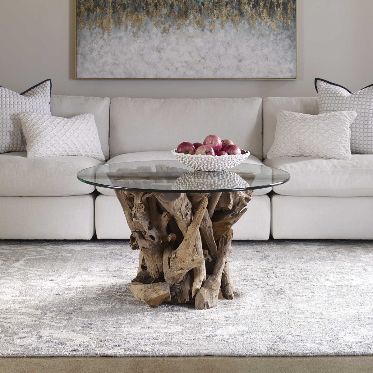 DRIFTWOOD COFFEE TABLE • Leather Leather Furniture Gallery