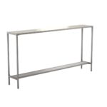 HAYLEY CONSOLE TABLE, SILVER