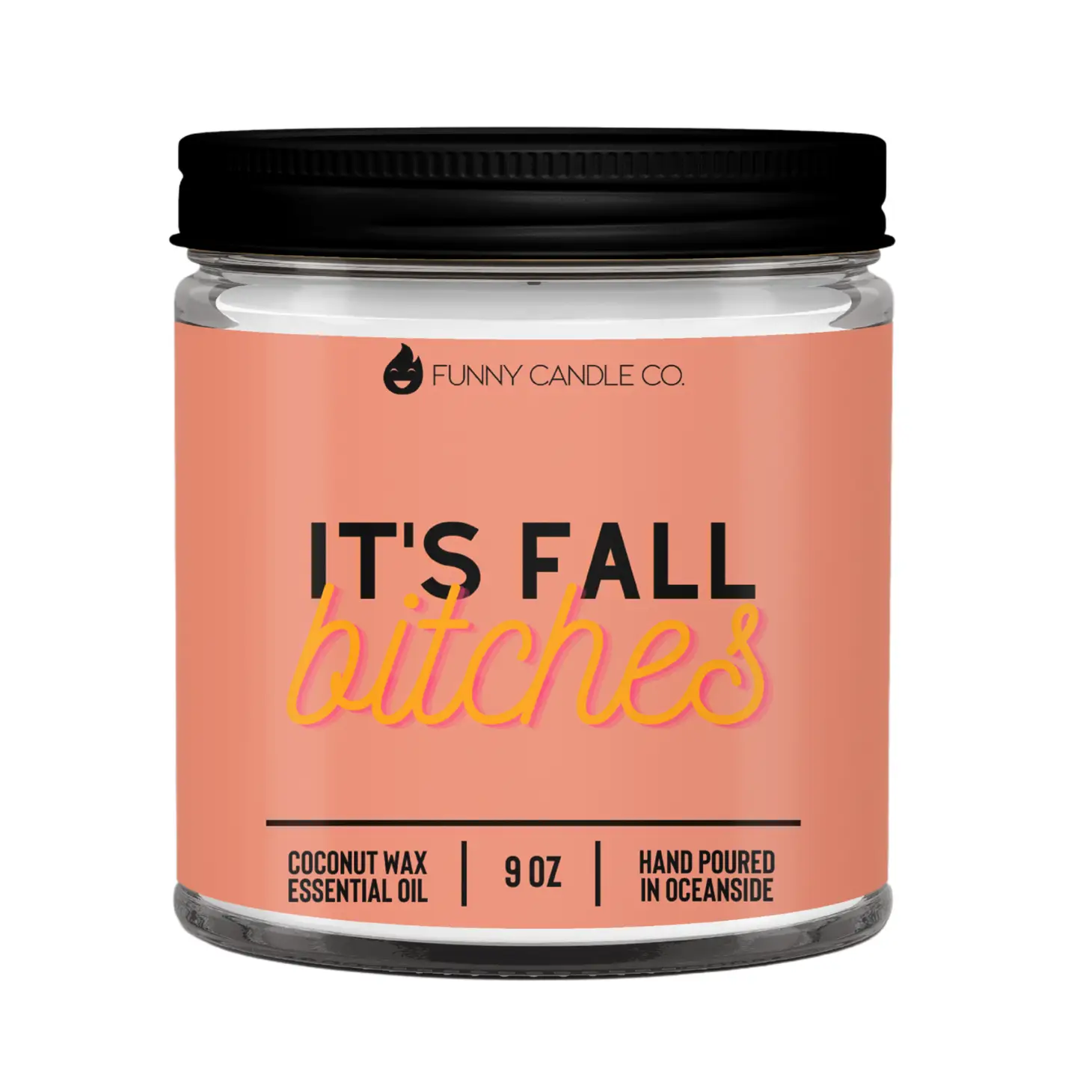 It's Fall Bitches- 9 oz funny candle gift for fall