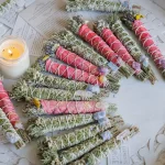 Floral Sage Bundle with crystal