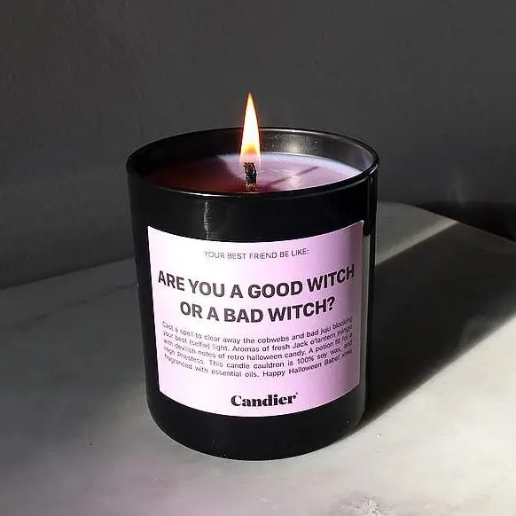 Are You A Good Or Bad Witch? Candle