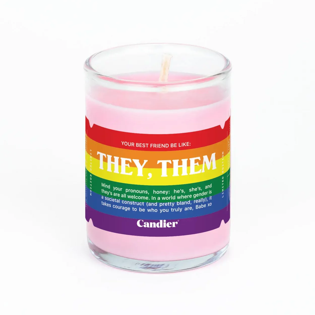 Pride Mini Candle - They/Them