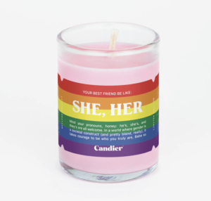 Pride Mini Candle - She/Her