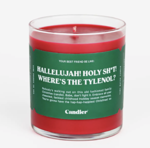 Holiday Vacation Christmas Candle