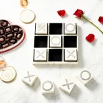 Three-In-A-Row Sculpture | Nickel And Bone