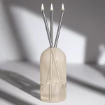 A luxurious and minimalistic steel candle that never melts – providing endless clean burning ambience to your home. Perfect for special occasions or your holiday table. Hand made in Canada. Handcrafted by a husband and wife in BC, Canada, Everlasting Candle is the candle you’ve never experienced before. Sets include: Pristine Oil® + Everlasting Candles + Neva Vase, each set