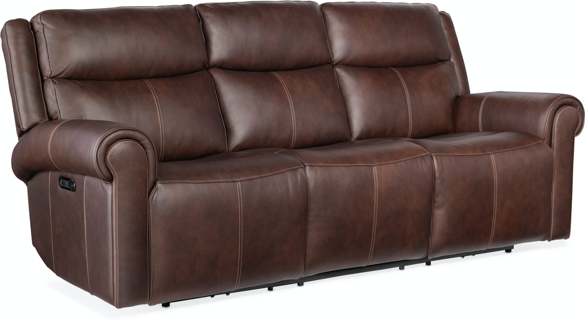 Hooker Furniture Living Room Oberon Zero Gravity Power Sofa with Power Headrest