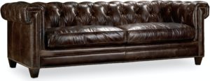 Chester Stationary Sofa- Dark Brown
