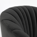 Arline Swivel Accent Chair Gray