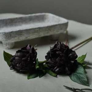 Abigail Ahern Peony Purple Stem - Artificial Flower