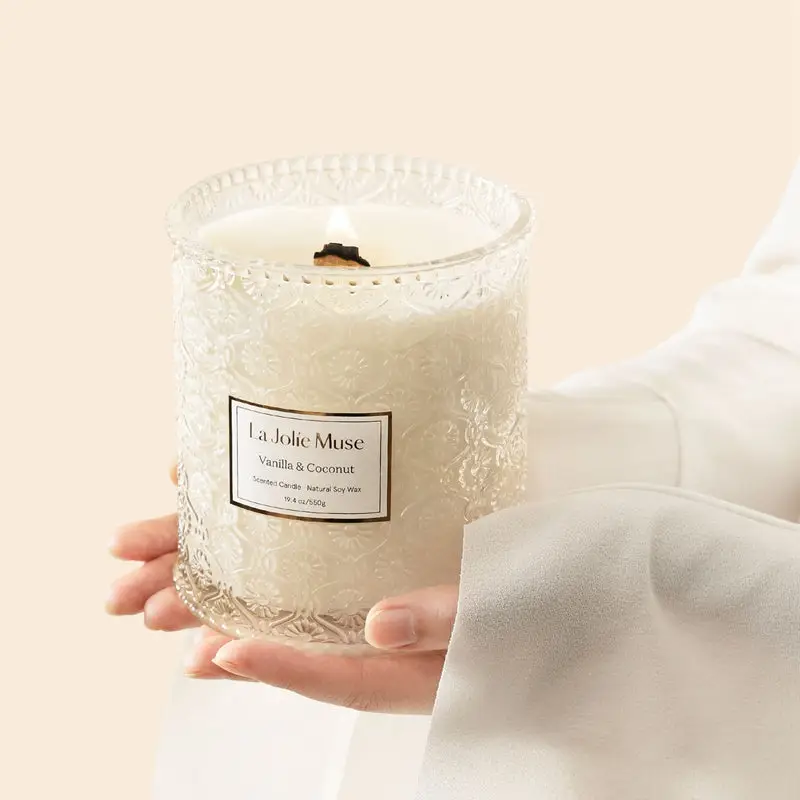 Maelyn Scented Candle - Vanilla & Coconut