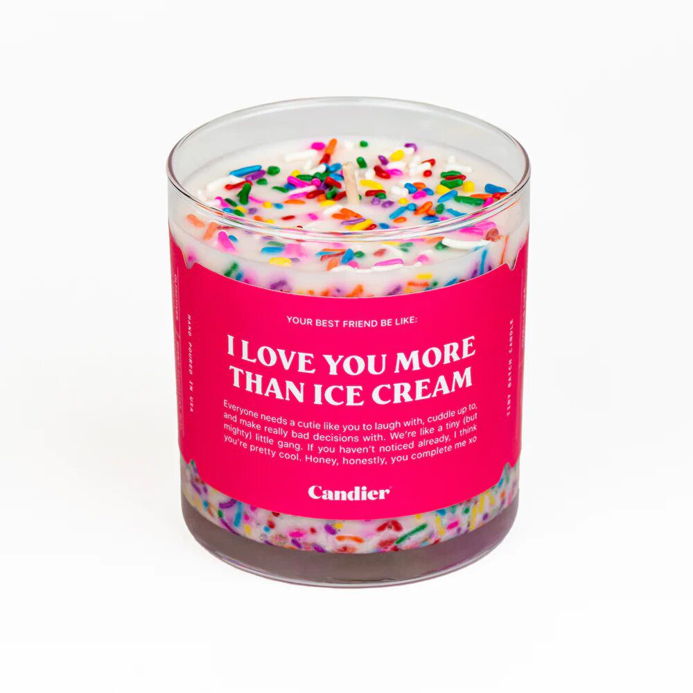 LOVE YOU MORE ICE CREAM CANDLE | Ryan Porter