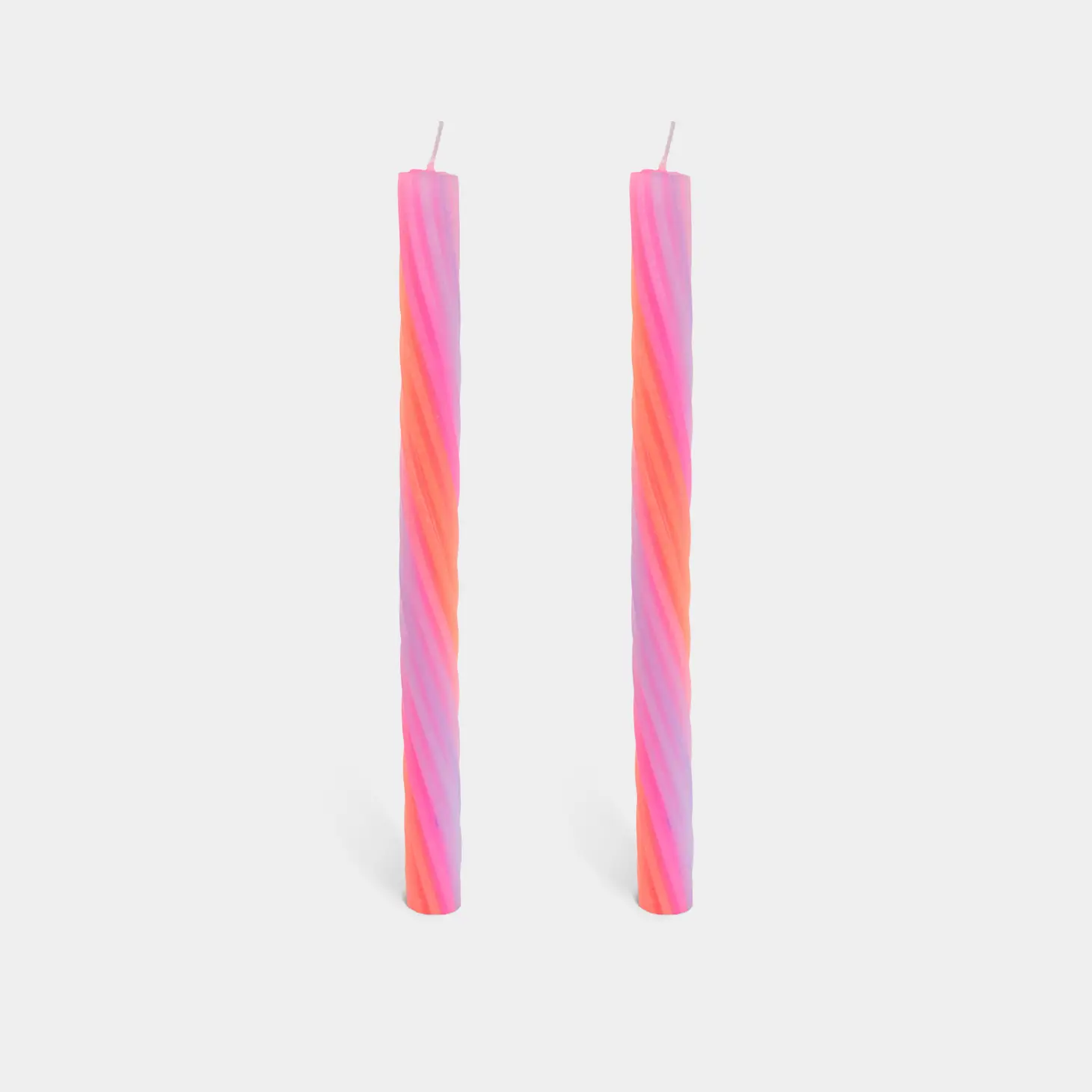 54 Celsius Rope Candle Sticks by Lex Pott - Orange (2 pack)