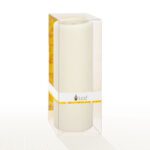 Natural 3x4 Pillar Candle- Lucid Candles