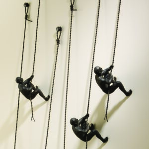 Dimensions Overall 5"W x 43"H x 6.25"D (5 lbs) Bronze Dust with dry cloth Hangs directly into the wall with a screw