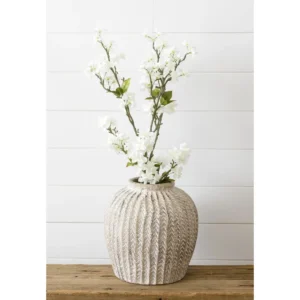 Carved Terracotta Pot