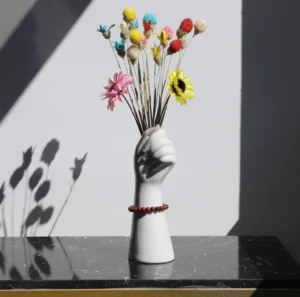 Ceramic Hand Shape Vase
