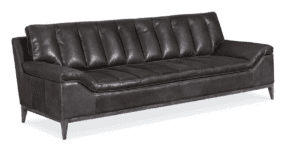 Kandor Leather Stationary Sofa