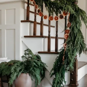 Afloral Real Touch Deluxe Norfolk Pine Garland - 96"