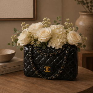 Luxury Purse Flower Vase